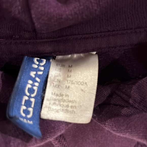 Discontinued H&M Hoodie Purple Medium - Picture 5 of 5